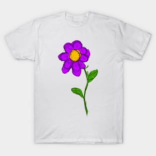 Purple Flower T-Shirt